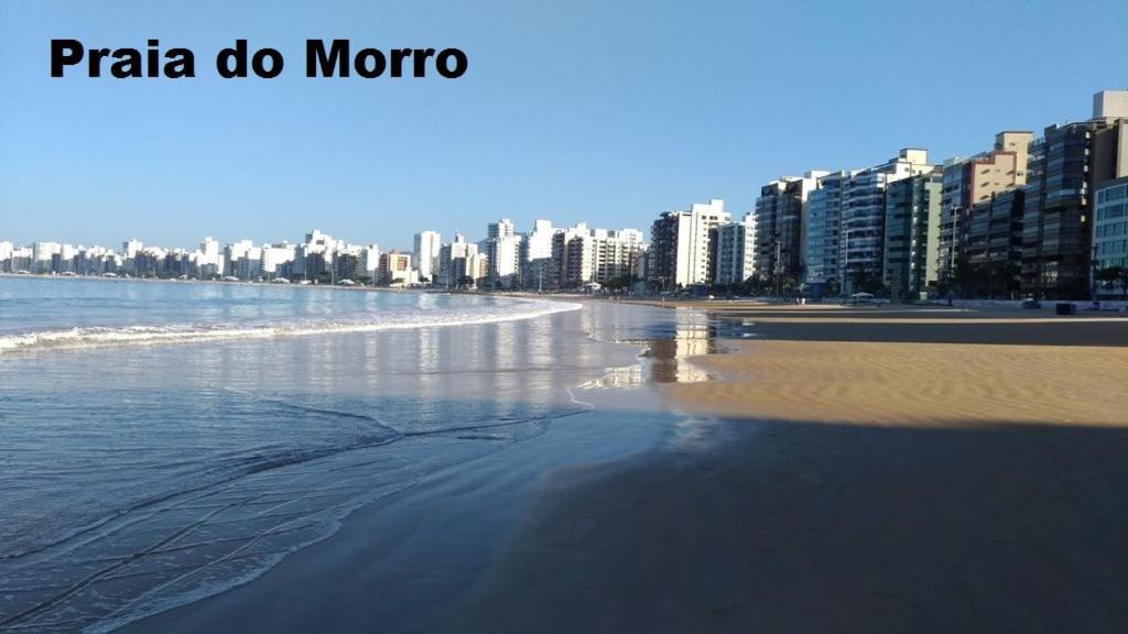 Apartamento Vista Mar 209 - 2 Quartos - Praia Do Morro - Predio Frente Mar - Varanda Com Vista Mar - Elevador - Atravessou A Avenida, Ja Esta Na Praia - Com Garagem - Internet กวาราปารี ภายนอก รูปภาพ