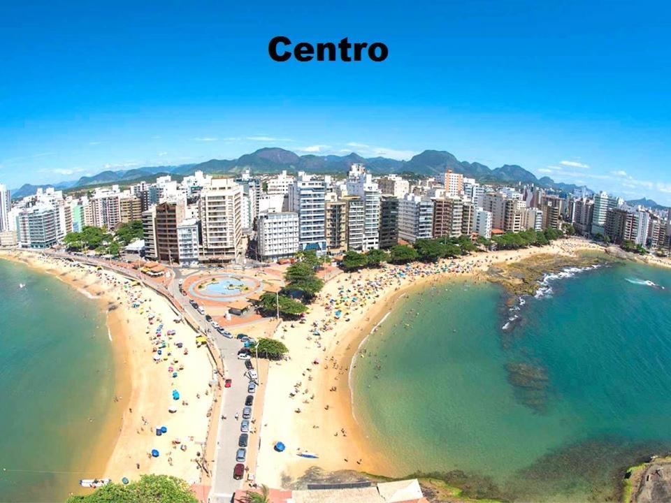 Apartamento Vista Mar 209 - 2 Quartos - Praia Do Morro - Predio Frente Mar - Varanda Com Vista Mar - Elevador - Atravessou A Avenida, Ja Esta Na Praia - Com Garagem - Internet กวาราปารี ภายนอก รูปภาพ